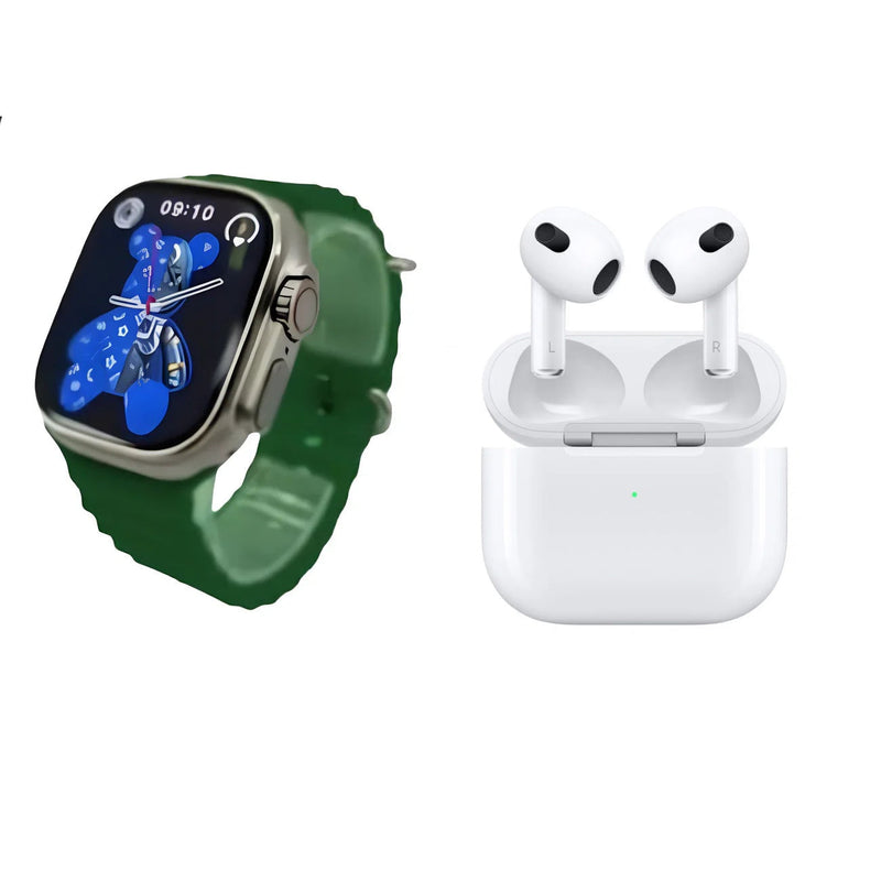SmartWatch 9 ULTRA + AirPods Pro 2ª Gen + 7 correas repuesto