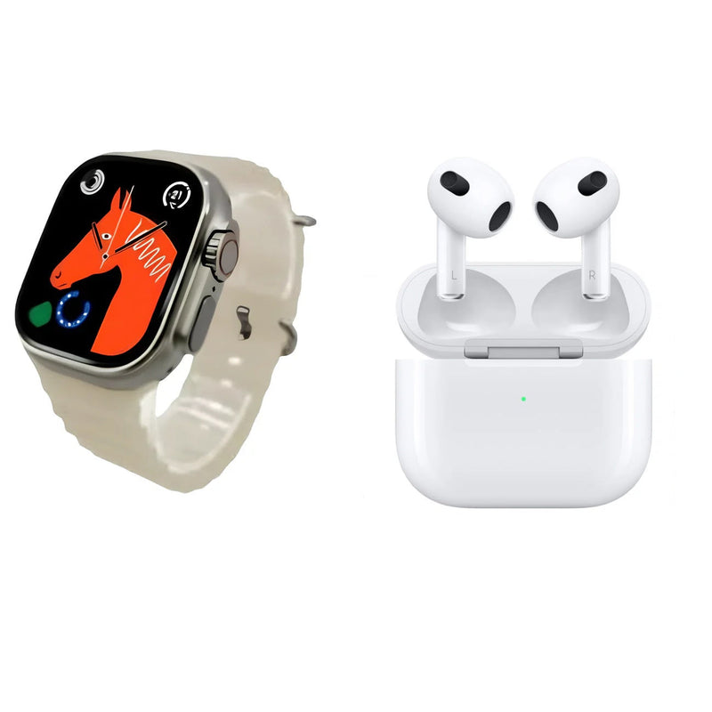 SmartWatch 9 ULTRA + AirPods Pro 2ª Gen + 7 correas repuesto