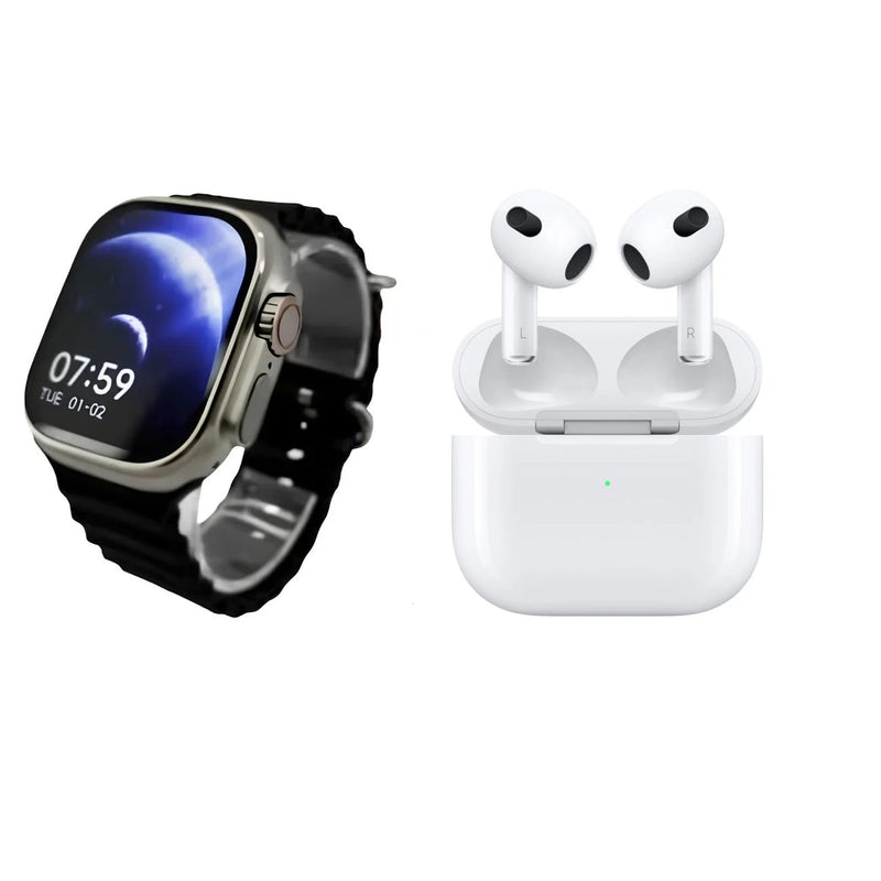 SmartWatch 9 ULTRA + AirPods Pro 2ª Gen + 7 correas repuesto
