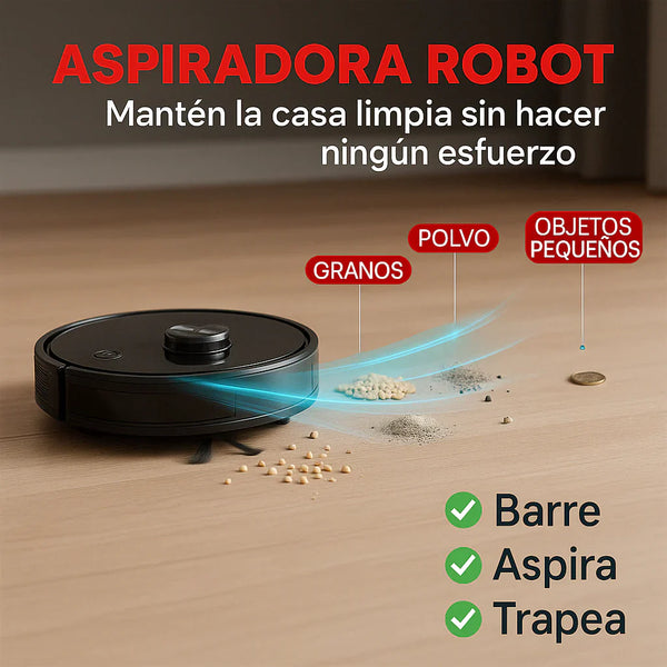 Robot Clean 4 En 1 | Regalo Incluido | 🚚 Limpia tu hogar sin mover un dedo